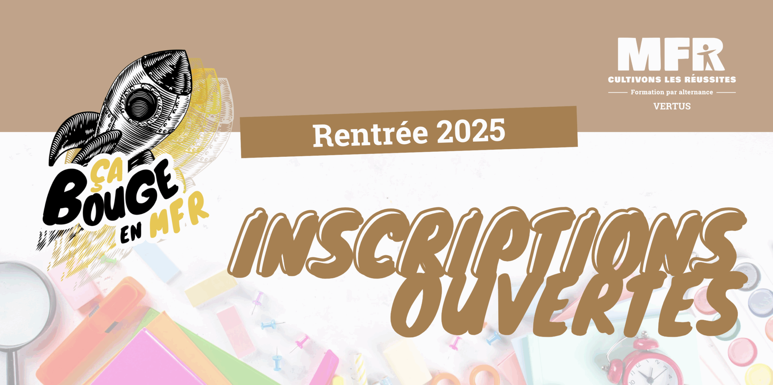 Inscriptions ouvertes